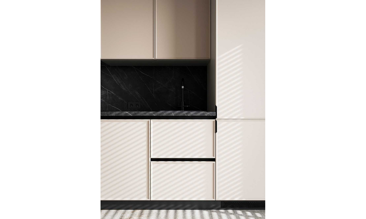 Кухня GARDA бежевый