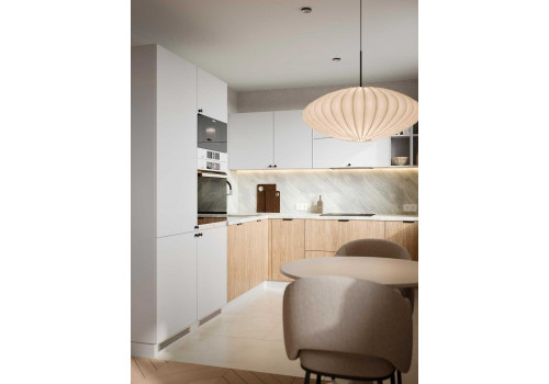 Кухня GARDA белый снег