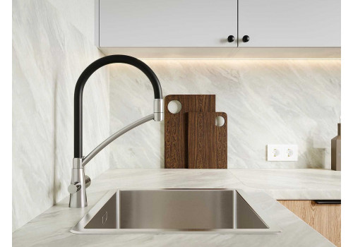 Кухня GARDA белый снег