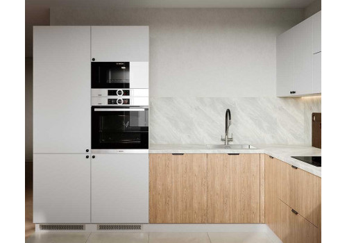 Кухня GARDA белый снег