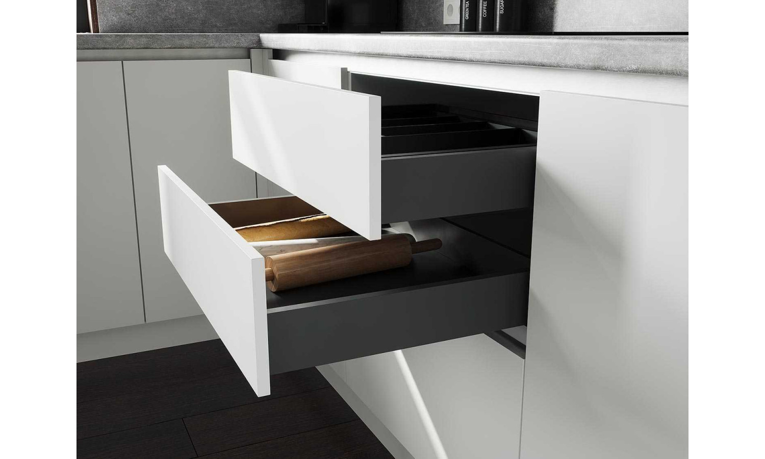 Кухня Soft & Wood белый