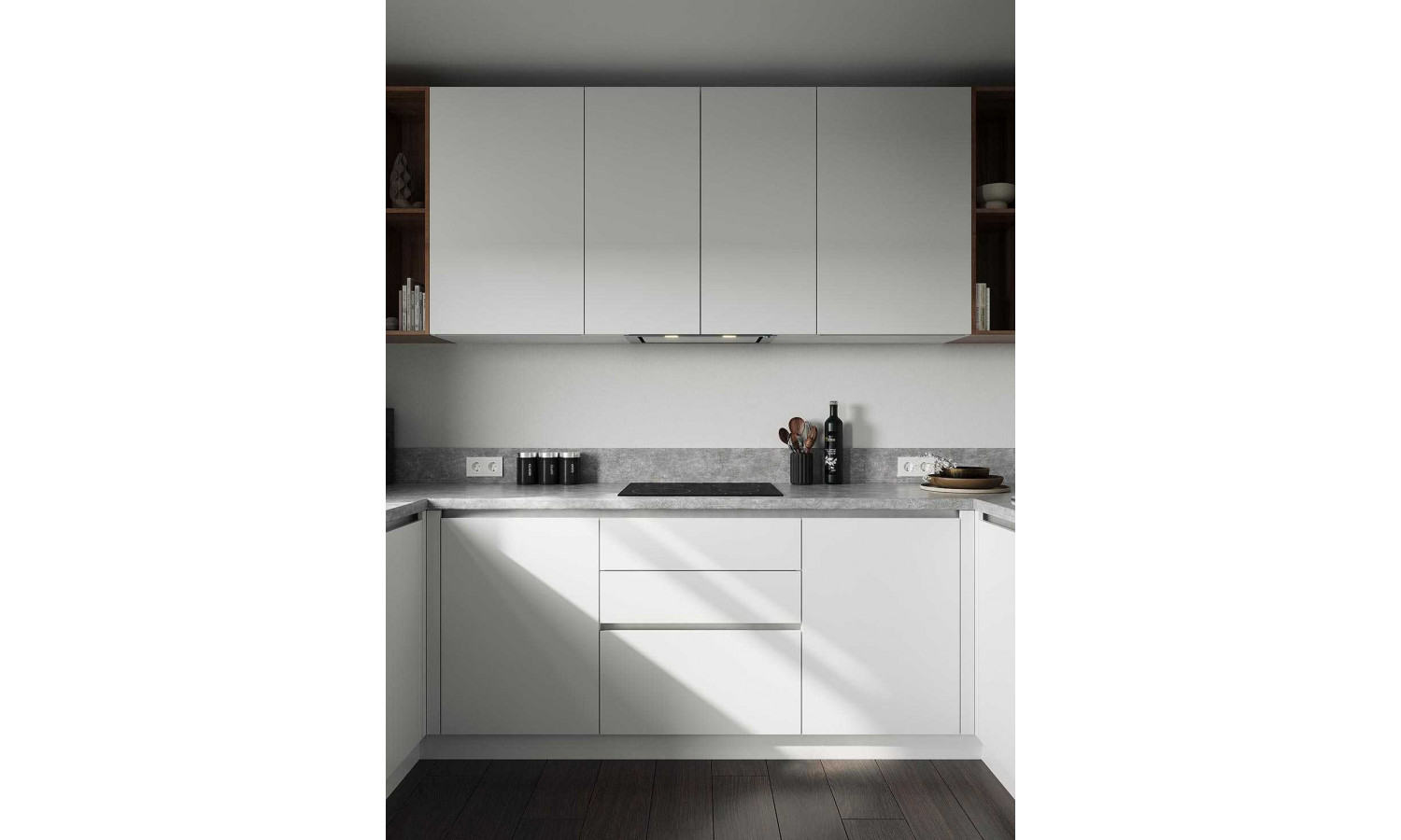 Кухня Soft & Wood белый