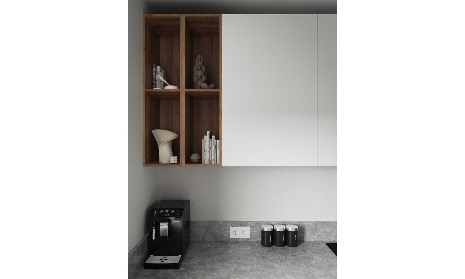 Кухня Soft & Wood белый