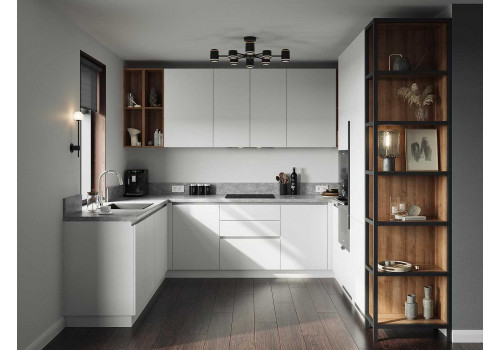 Кухня Soft & Wood белый