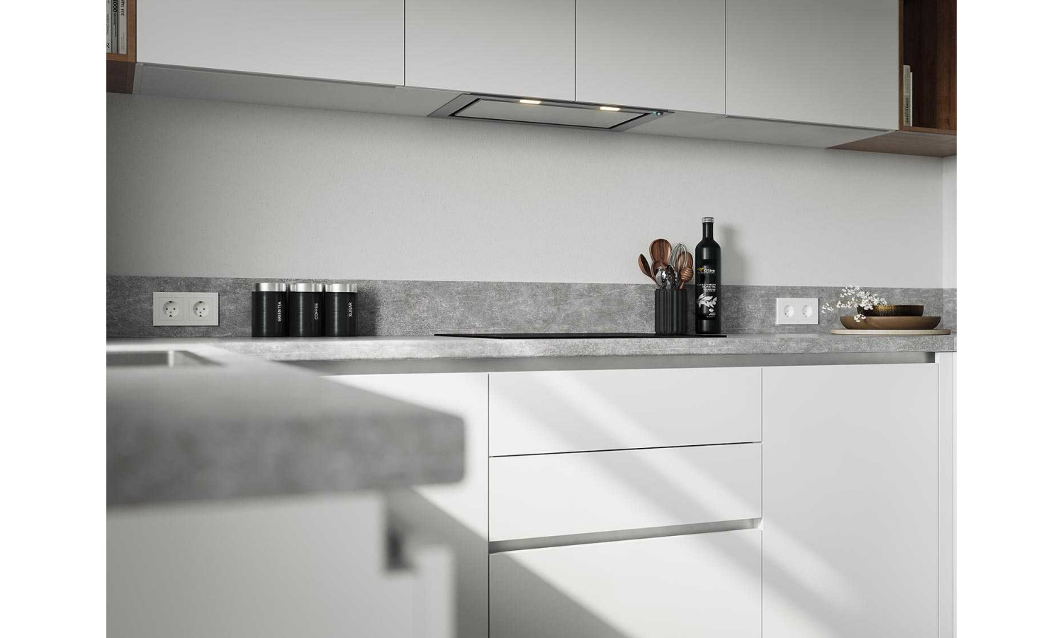 Кухня Soft & Wood белый