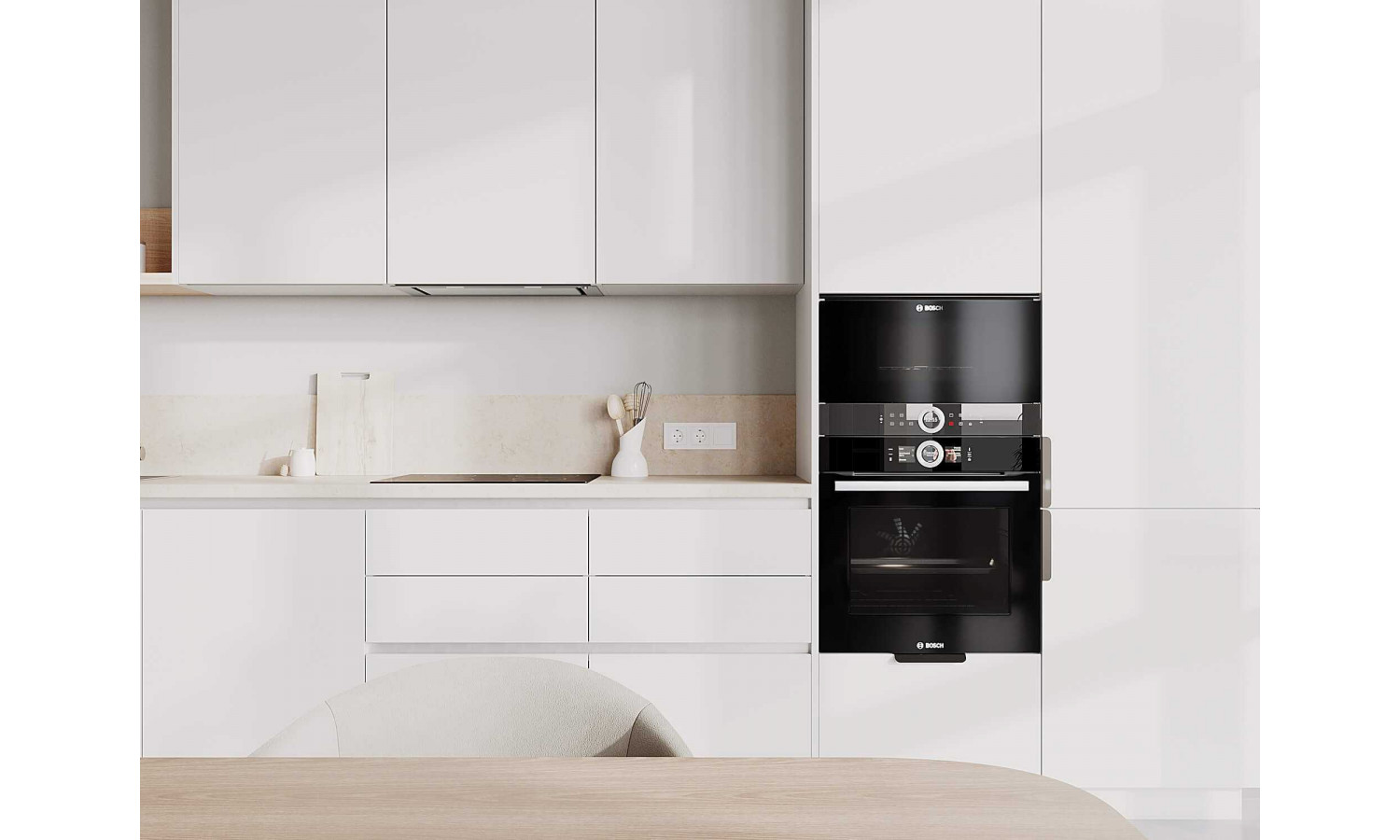 Кухня TOUCH белый снег