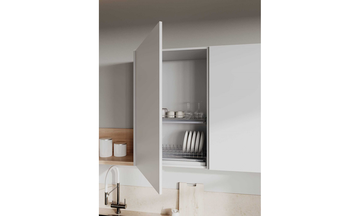 Кухня TOUCH белый снег