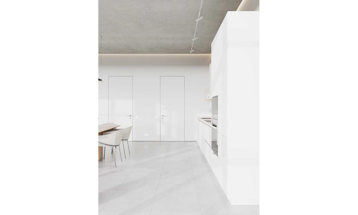 Кухня TOUCH белый снег