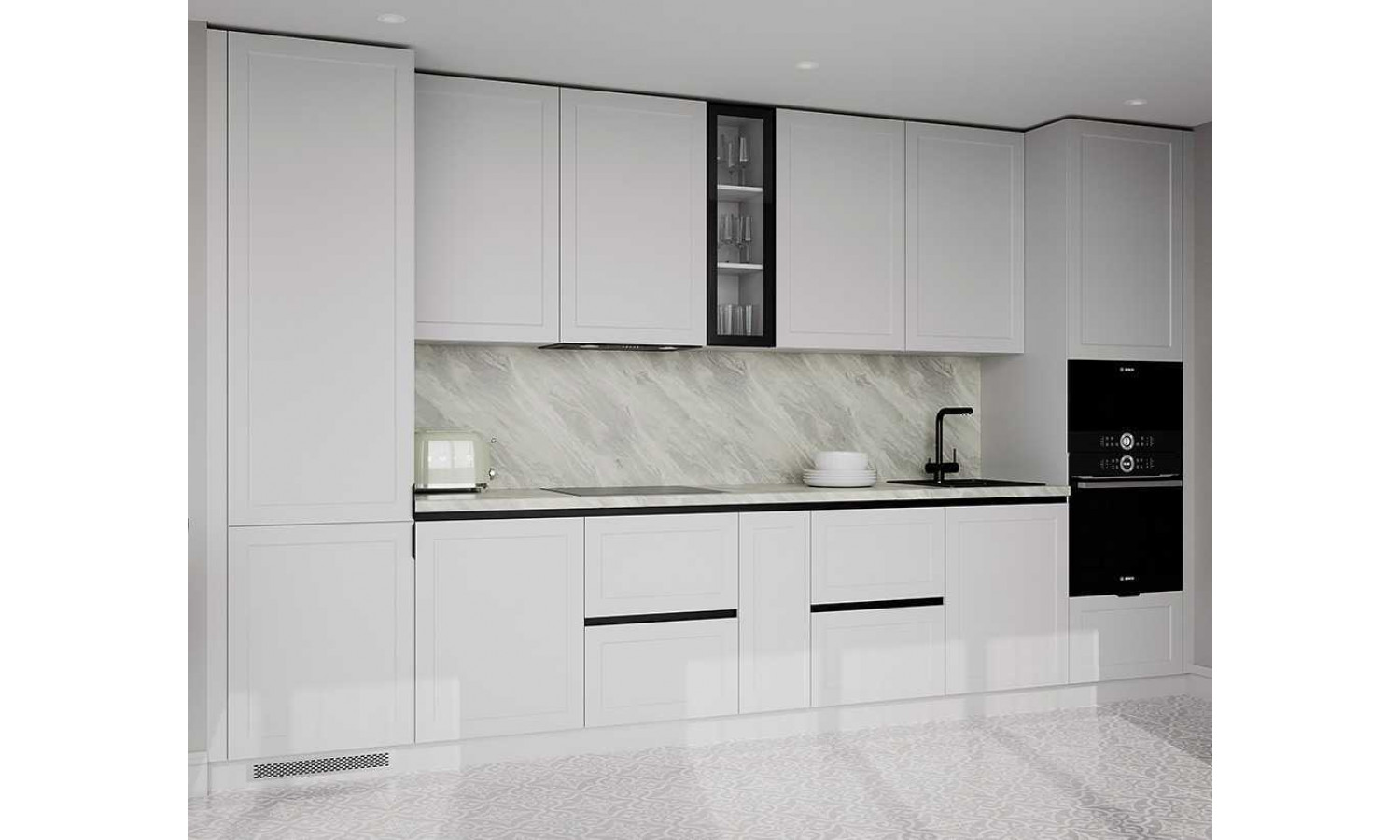 Кухня COMO белый снег