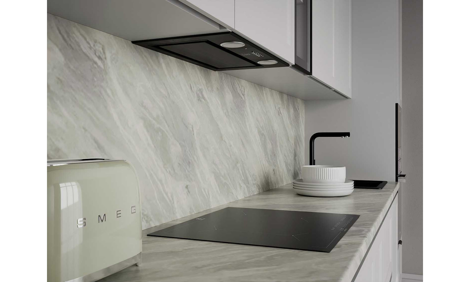 Кухня COMO белый снег