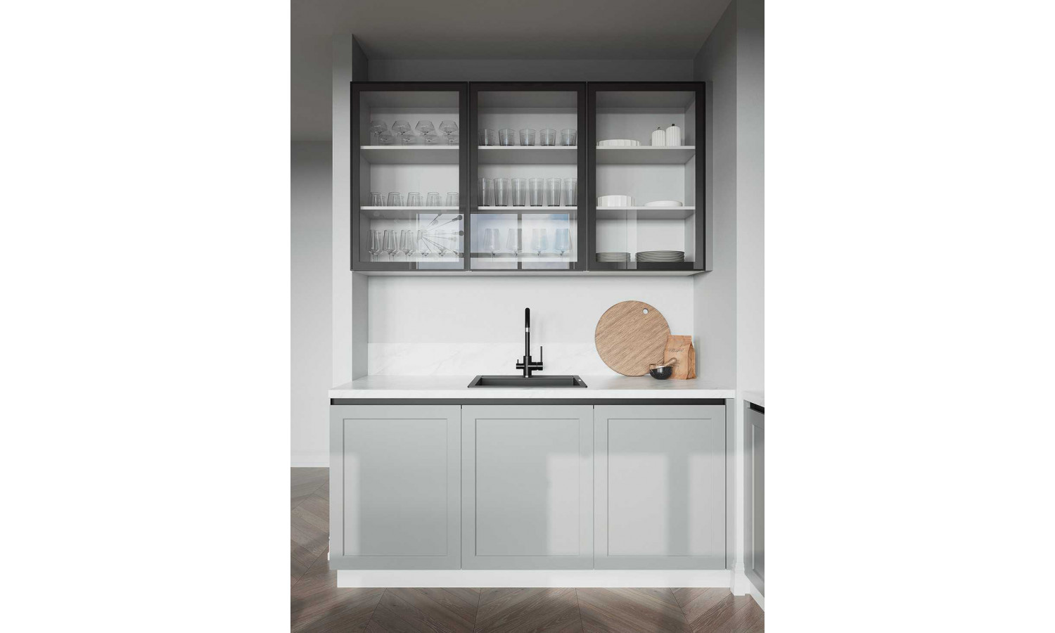 Кухня COMO лайт грей