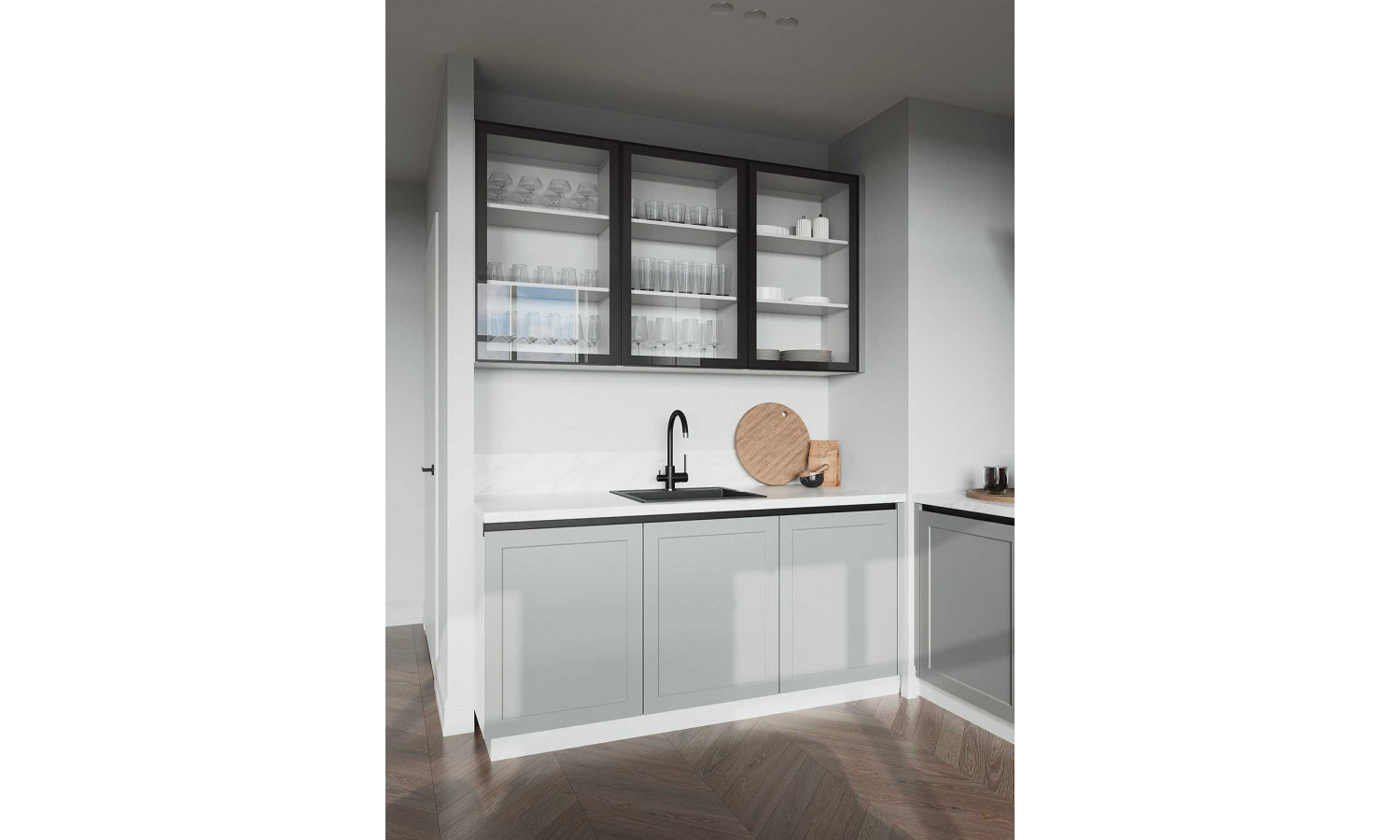 Кухня COMO лайт грей