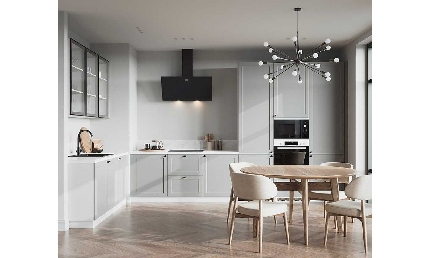 Кухня COMO лайт грей