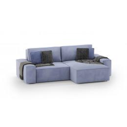 Диван Босс модульный двухместный с оттоманкой VELUTTO 049