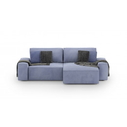 Диван Босс модульный двухместный с оттоманкой VELUTTO 049
