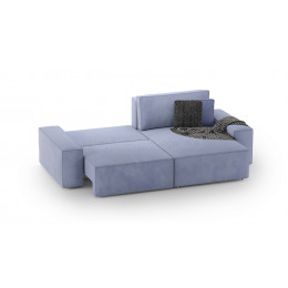 Диван Босс модульный двухместный с оттоманкой VELUTTO 049