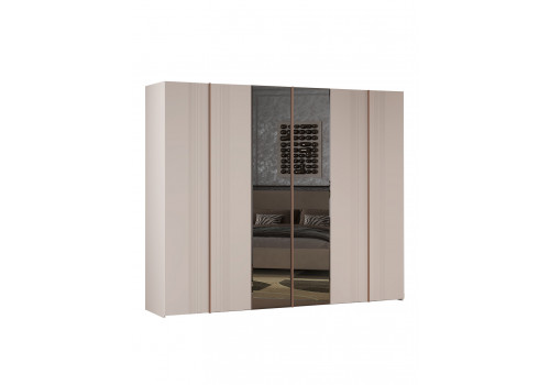 Шкаф Виктория Сатин 6-дверный