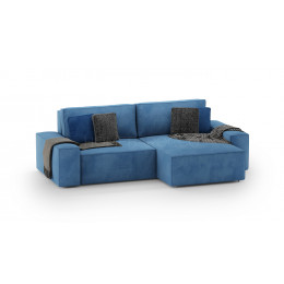 Диван Босс модульный двухместный с оттоманкой VELUTTO 054