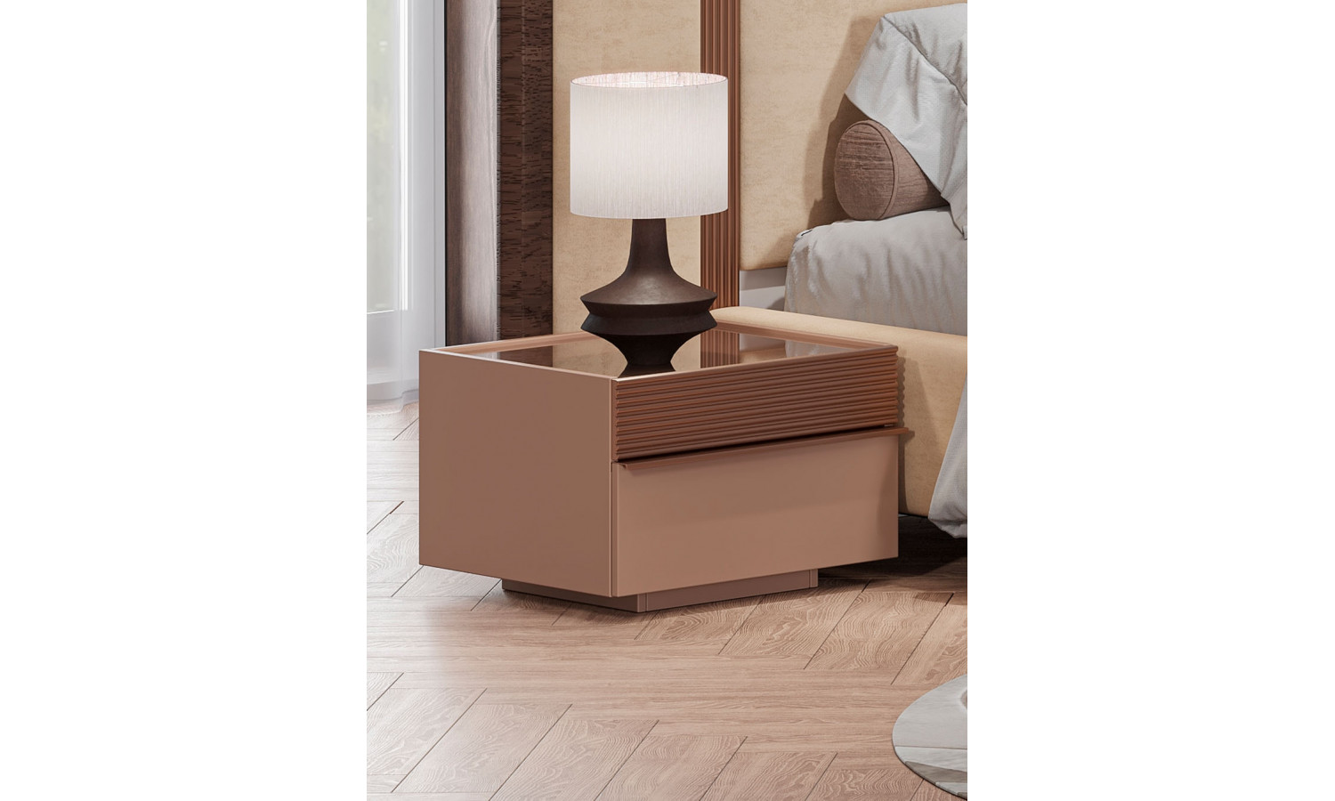 Тумба прикроватная Виктория Макиато