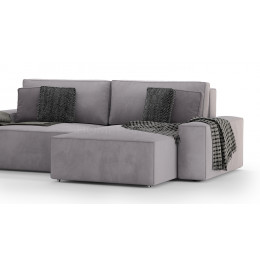 Диван Босс модульный двухместный с оттоманкой VELUTTO 008