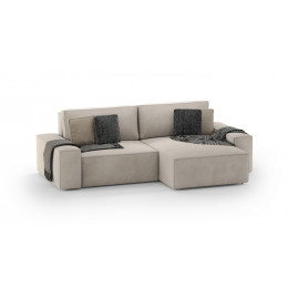 Диван Босс модульный двухместный с оттоманкой VELUTTO 018