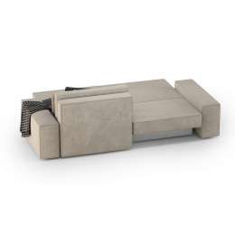Диван Босс модульный двухместный с оттоманкой VELUTTO 018