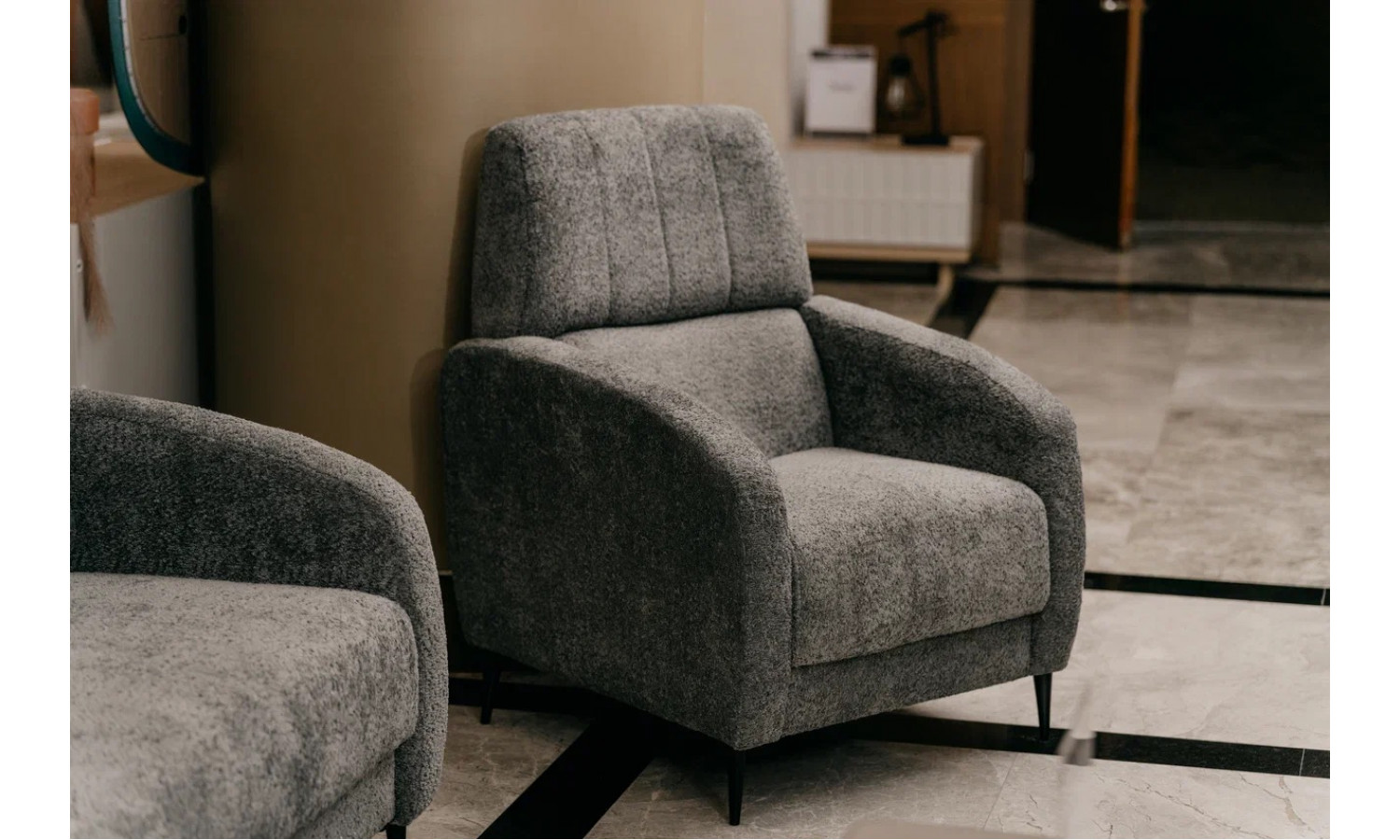 Кресло Стелла серый