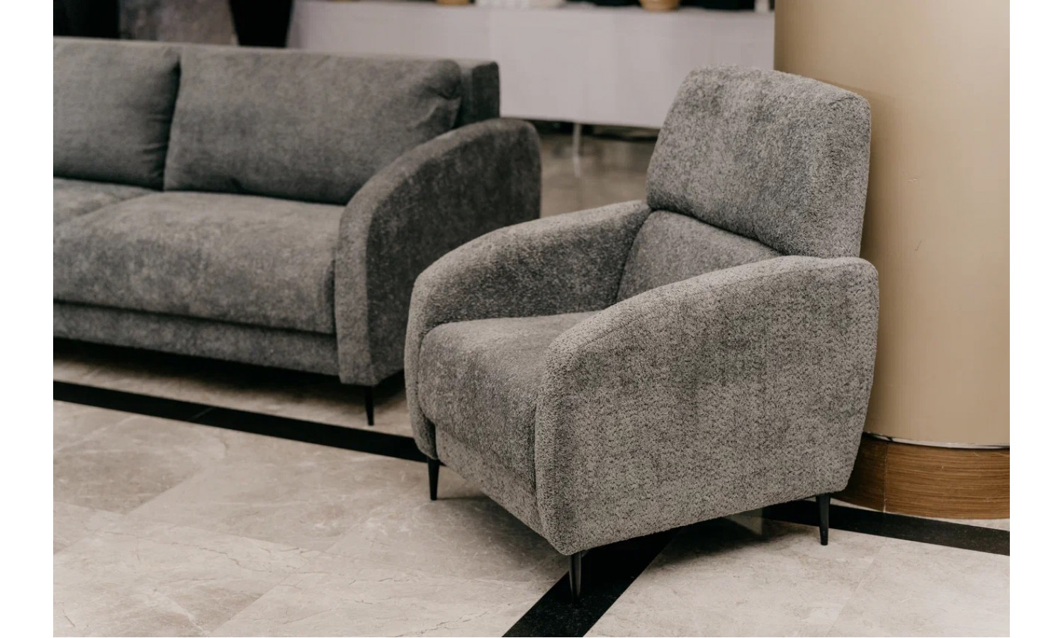 Кресло Стелла серый