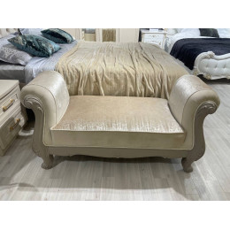 Оттоманка Мокко серый камень с 2 подлокотниками