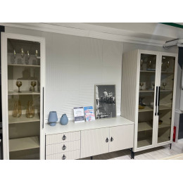 Гостиная Стелла светло серый камень 1ств+ТВ тумба+2 ств