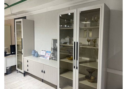 Гостиная Стелла светло серый камень 1ств+ТВ тумба+2 ств