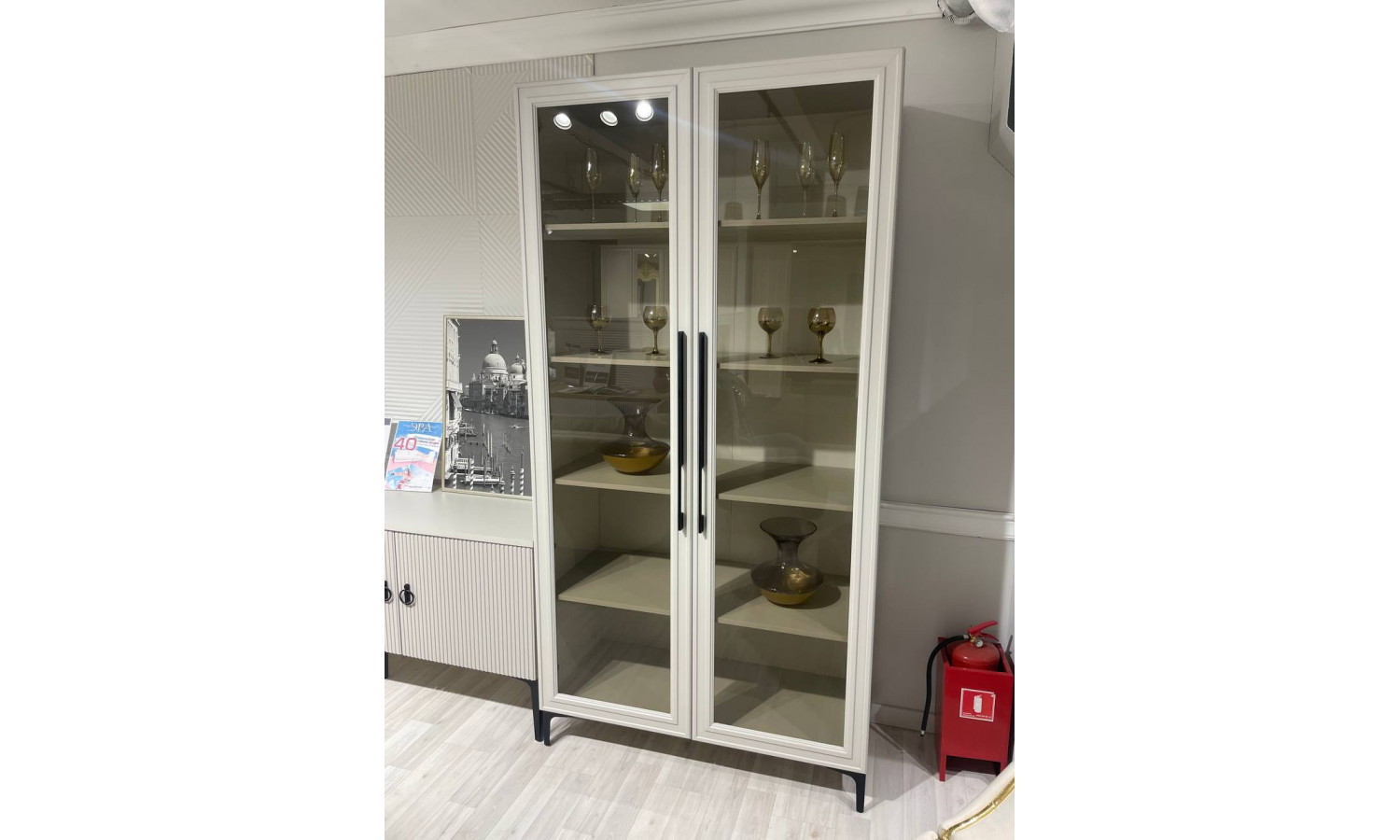 Гостиная Стелла светло серый камень 1ств+ТВ тумба+2 ств