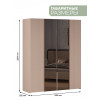 Шкаф Виктория Макиато 4-дверный