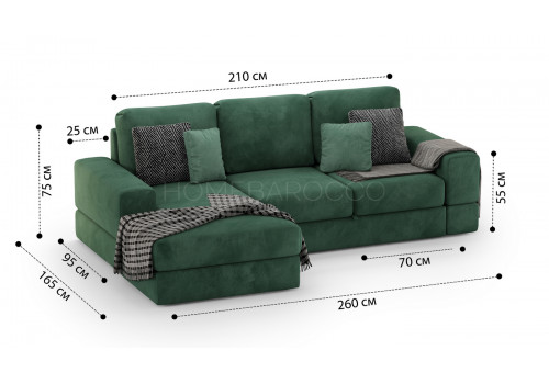 Диван угловой  Даллас 033