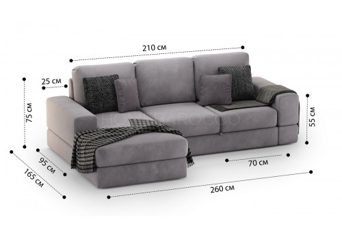 Диван угловой  Даллас 008