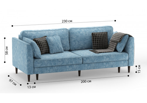 Диван  Мэдисон прямой Hope 010