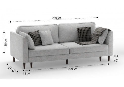 Диван  Мэдисон прямой Hope 008