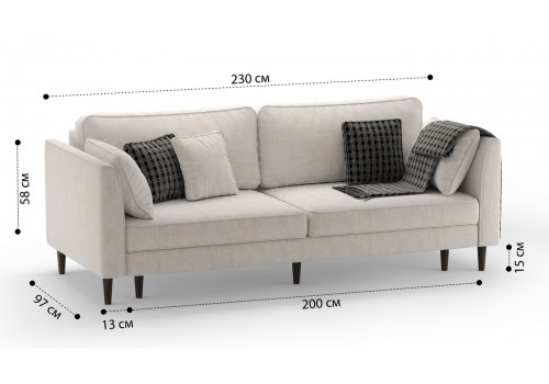 Диван  Мэдисон прямой Hope 002