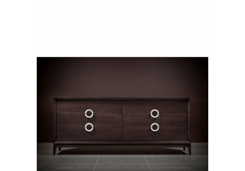 Комод 6 ящиков Тоскана, мореный дуб