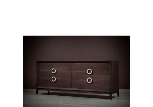 Комод 6 ящиков Тоскана, мореный дуб