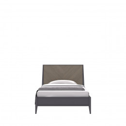 Кровать 140x200 Альба, Пепельный/Мокко