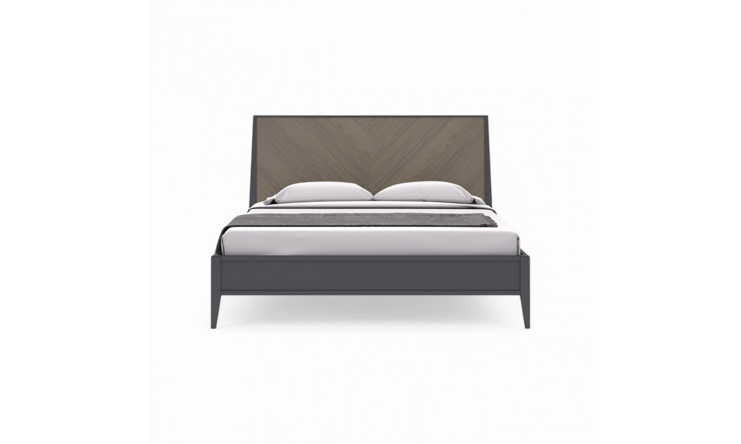 Кровать 160x200 Альба, Пепельный/Мокко