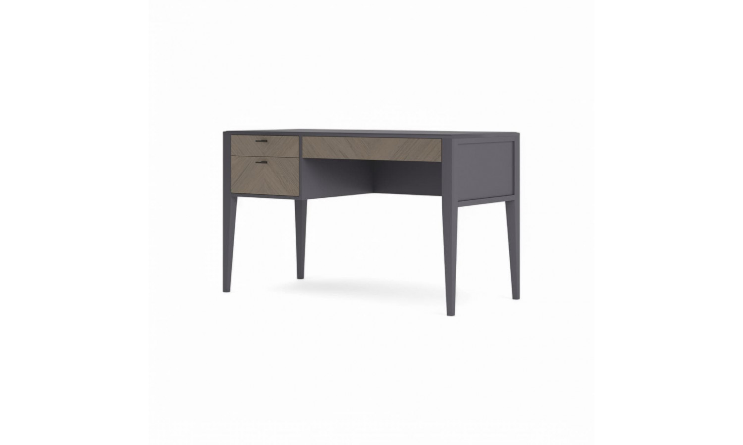 Стол письменный Альба, Пепельный/Мокко