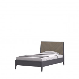 Кровать 140x200 Альба, Пепельный/Мокко