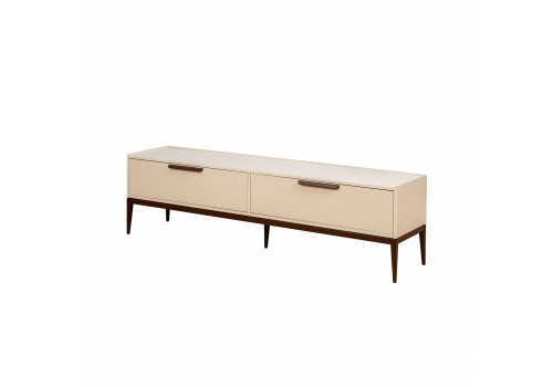Тумба ТВ 2 ящика Анкона, Крем