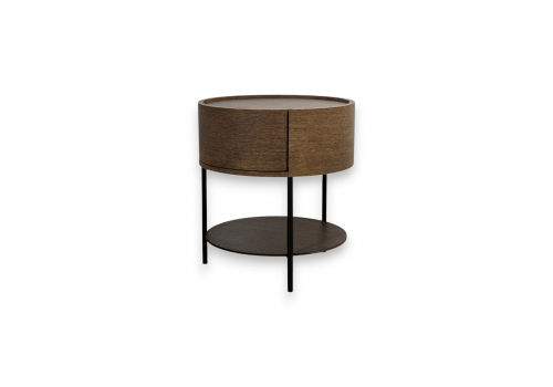 Тумба прикроватная с полкой Барселона, Дуб патина