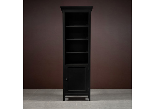 Стеллаж узкий правый Бруклин, Черный