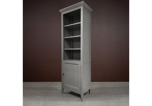 Стеллаж узкий правый Бруклин, Серый