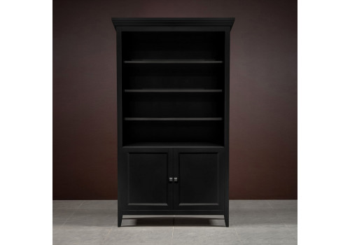 Стеллаж широкий Бруклин, Черный