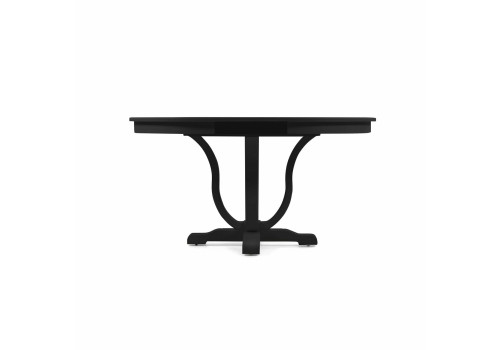 Стол круглый раскладной, вставка 40 см., диаметр 110 Бруклин, Черный